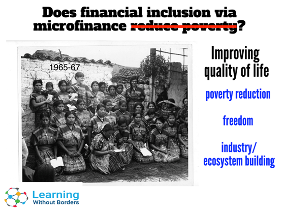 How can microfinance help reduce poverty?